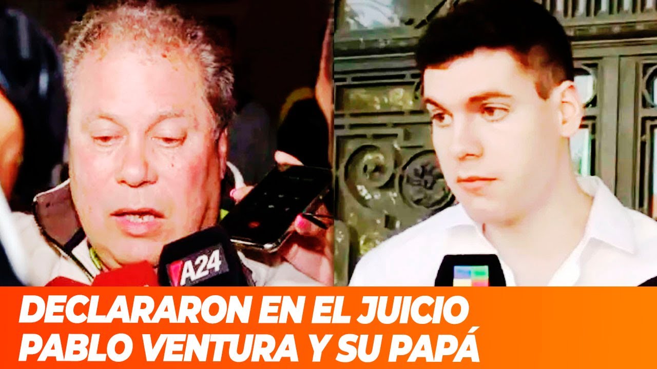 Declararon en el juicio de Fernando, Pablo Ventura y José, el acusado por los Rugbiers y su papá
