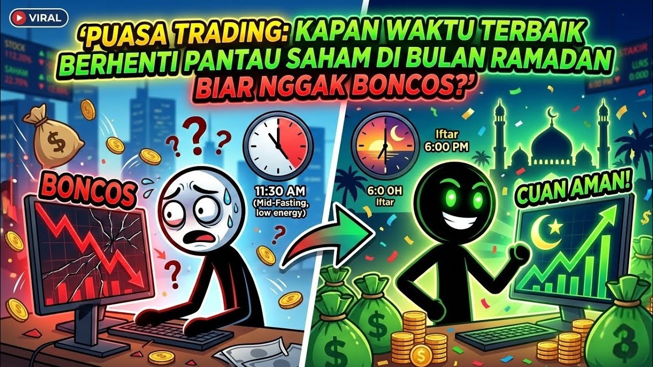 Puasa Trading: Kapan Waktu Terbaik Berhenti Pantau Saham di Bulan Ramadan Biar Nggak Boncos?