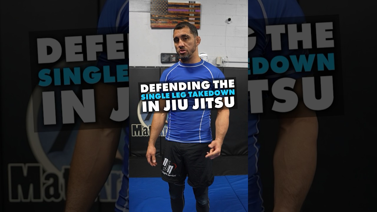 Защита от захвата одной ногой в бразильском джиу-джитсу #bjj