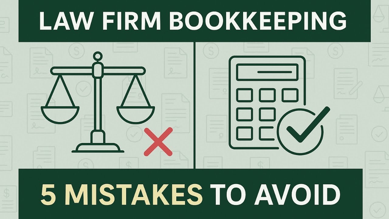Law Firm Bookkeeping: Top 5 Mistakes That Could Cost You