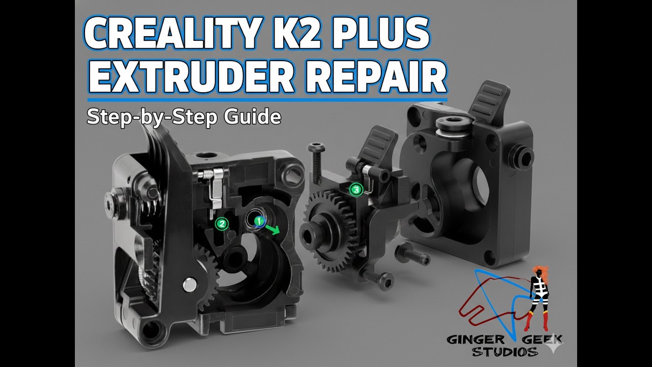 Creality K2 Plus Extruder Tear Down