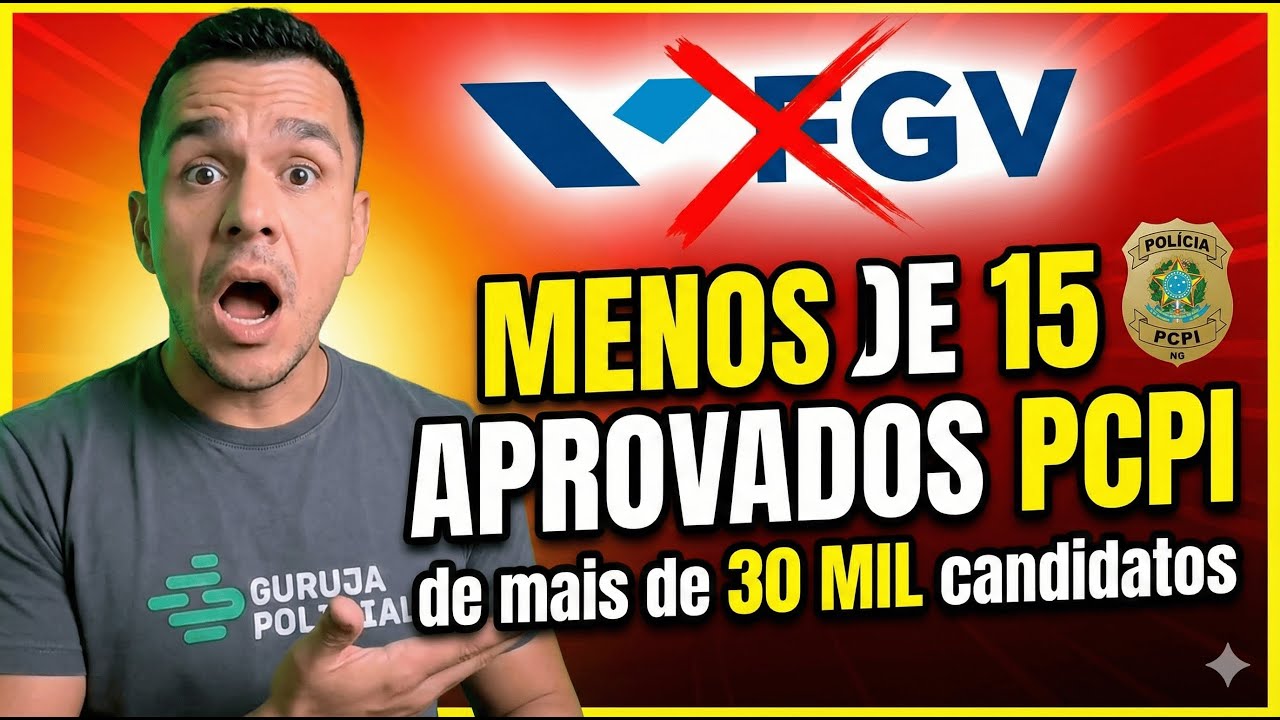 FGV fez COVARDIA na PCPI - Tem Gente Defendendo a Banca