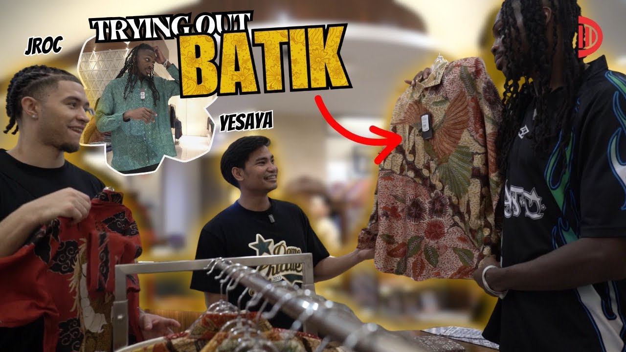 I went SHOPPING for MY FIRST BATIK SHIRT 👕 🇮🇩