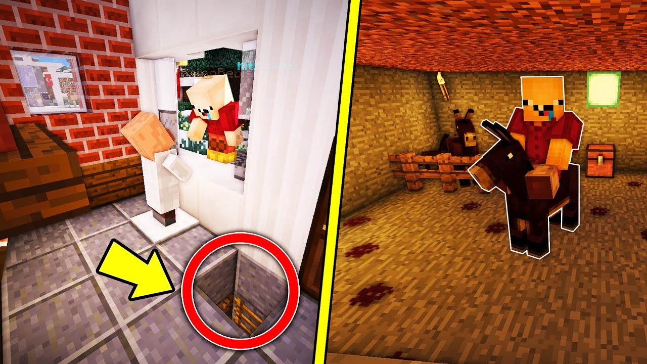 KITIR NECMİYİ AT KESERKEN YAKALADIK !! 😱 - Minecraft