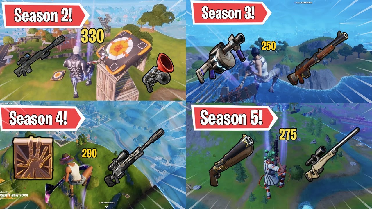 My 1 YEAR Fortnite TRICKSHOT Progression... (100+ Clips)