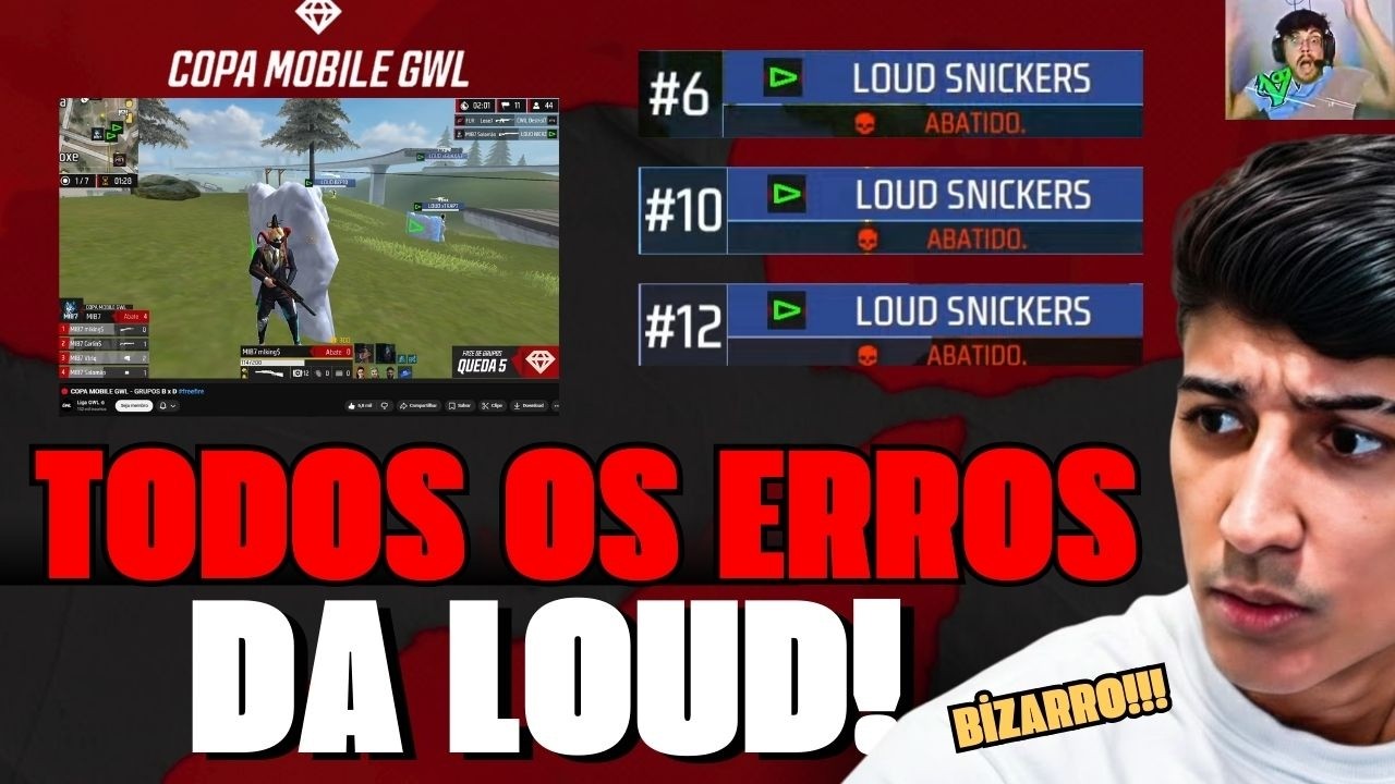 ⚠️SE NÃO RESOLVER ADEUS TITULO DA COPA.FF! FORAM CAÇADOS NA GWL! ? #freefire #loud #loudgg #gwl