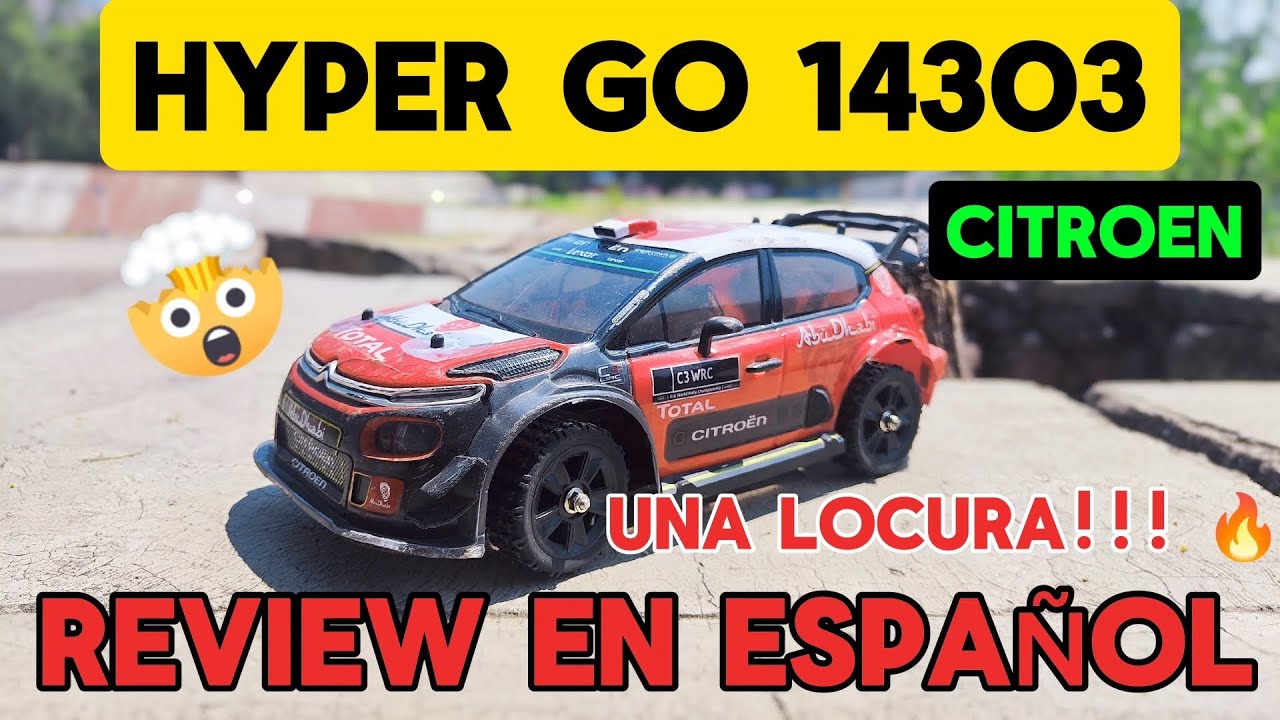 HYPER GO 14303 CITROEN, UN VERDADERO RALLY EN MINIATURA!!! REVIEW EN ESPAÑOL #rccars #hypergo
