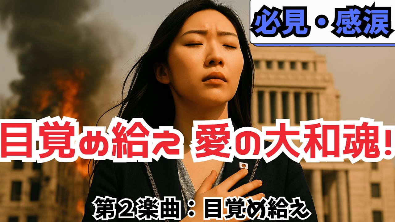 【傑作！！】目覚めよ、大和魂、大和撫子よ！ミュージックビデオ第２：日本人の誇りを今こそ、思出せ！五条凛「目覚めの日本」拡散希望！！