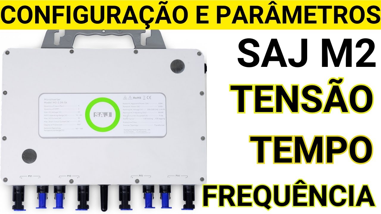 💥[Passo a Passo] CONFIGURAÇÃO e PARÂMETROS do Micro Inversor SAJ M2💥