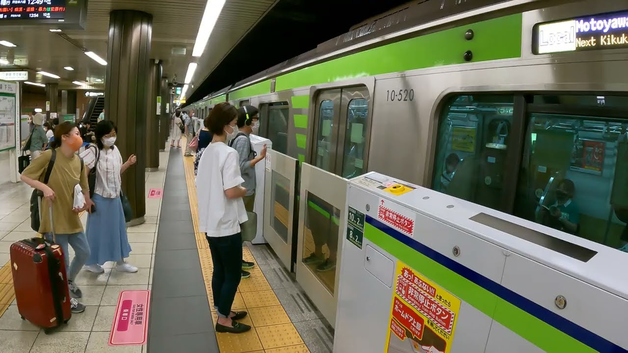 Morishita Station E13 | Toei Oedo Line Walks | Tokyo Subway Exploration | Japan 4K ASMR
