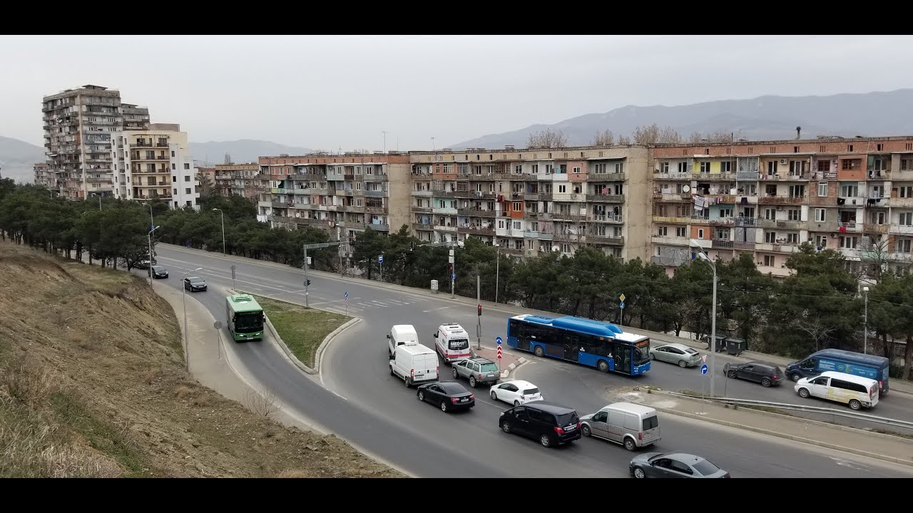 17.04.2022 Tbilisi. улица Ниношвили - улица Марджанишвили - Нахаловка - Санзона - Тэмка