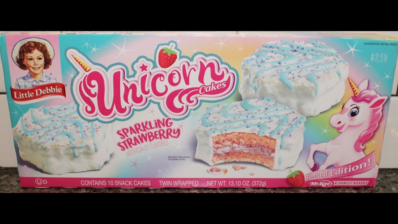 Little Debbie Unicorn Cakes Sparkling Strawberry Review