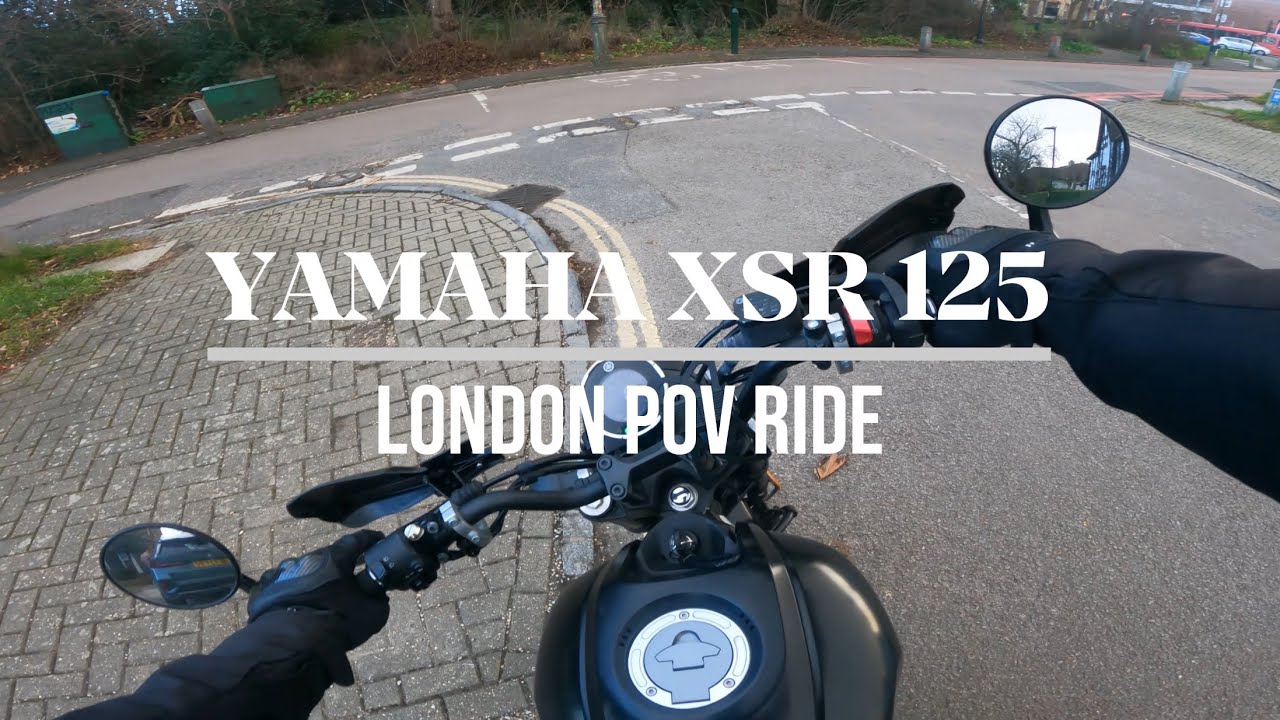Yamaha XSR125 | London POV Ride [4K]