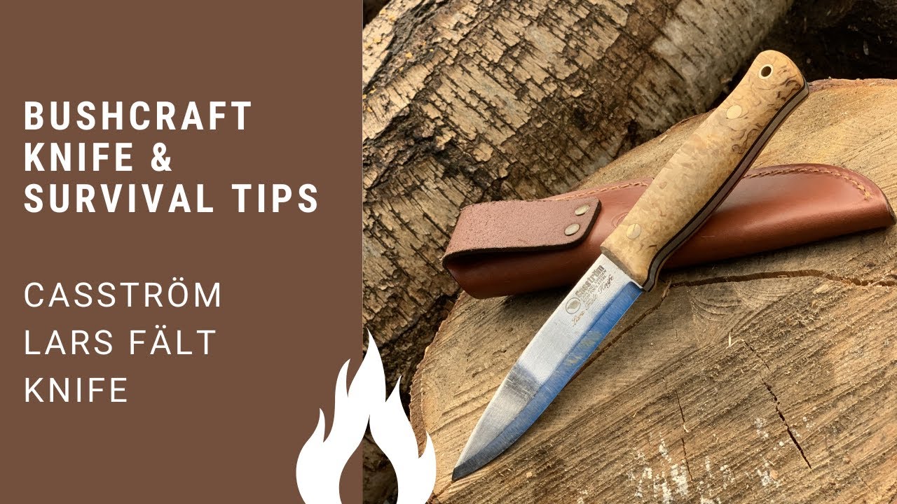 Casström Lars Fält Knife - test bushcraft & wood carving