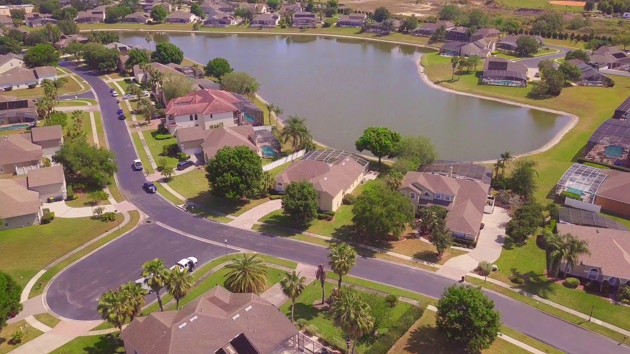 2707 Sanibel Villa - Formosa Gardens, Kissimmee Florida - Aerial Flyby
