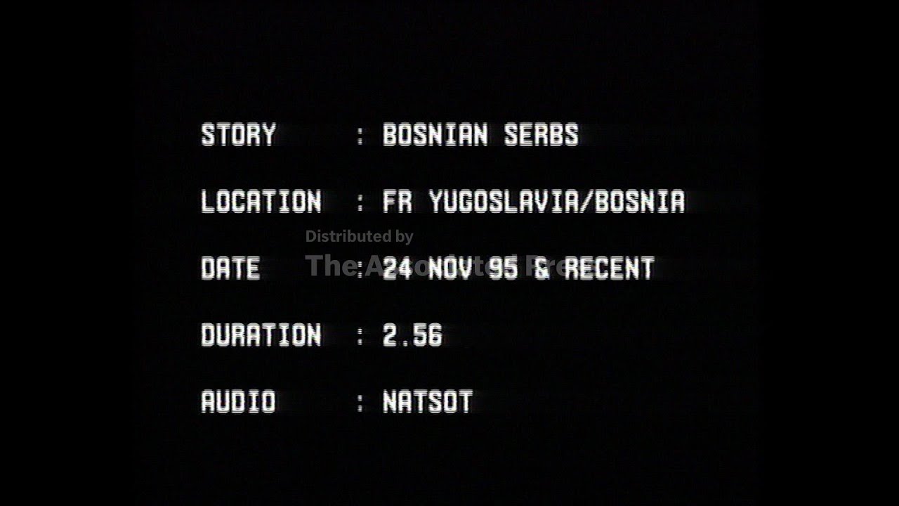 Bosnia - Serbs Critical Of Sarajevo Handover