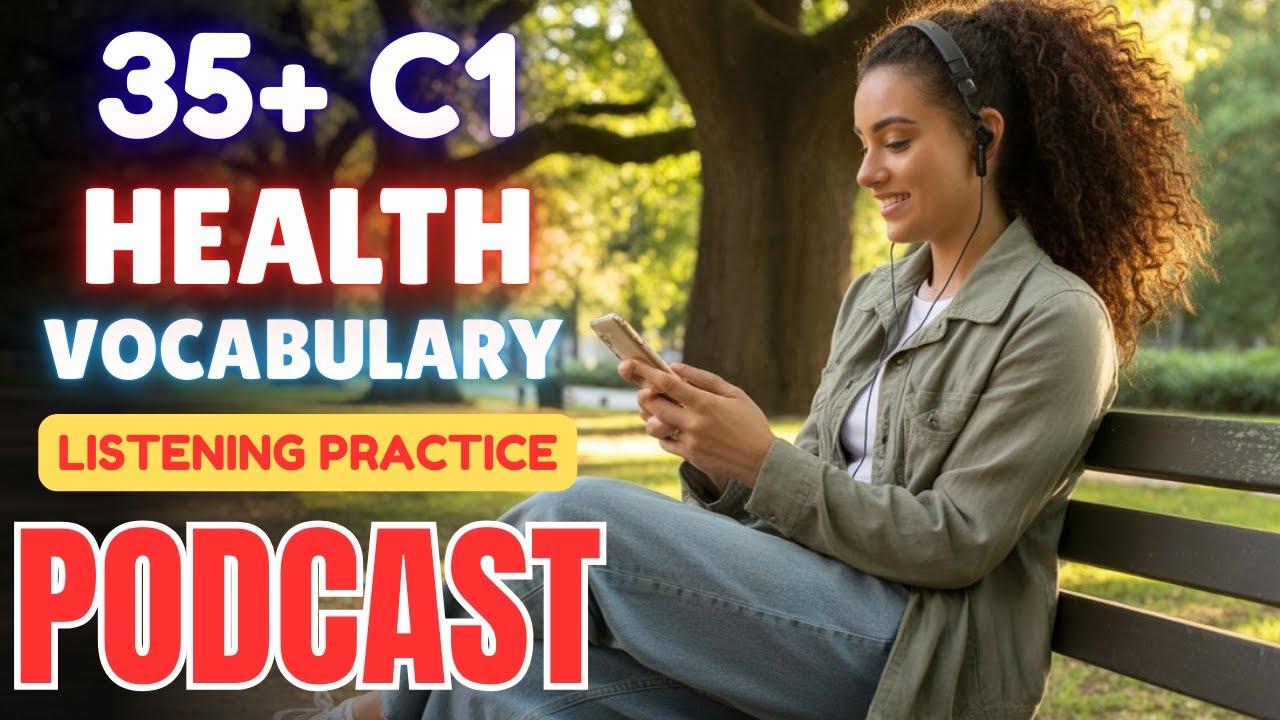 35+ C1 Level Vocabulary (Health) || Advanced English Words with Examples