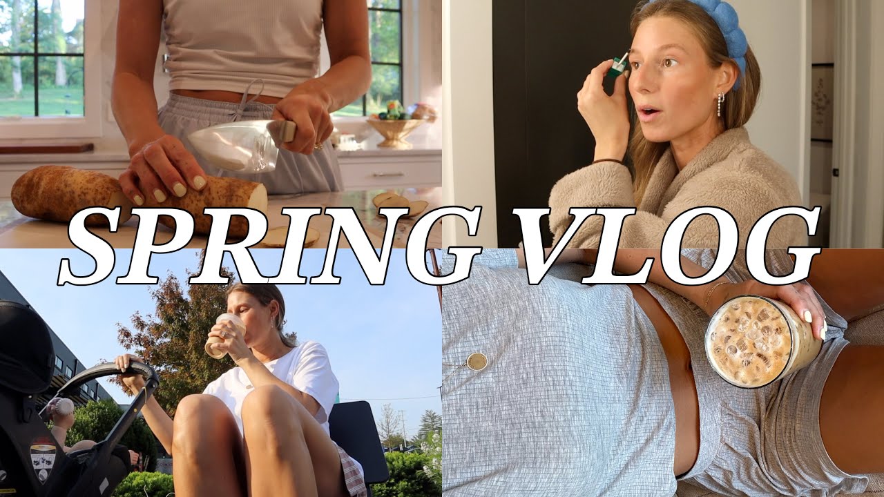 SPRING VLOG: cooking yummy dinners, target haul, mom mode, lots of park walks & more!