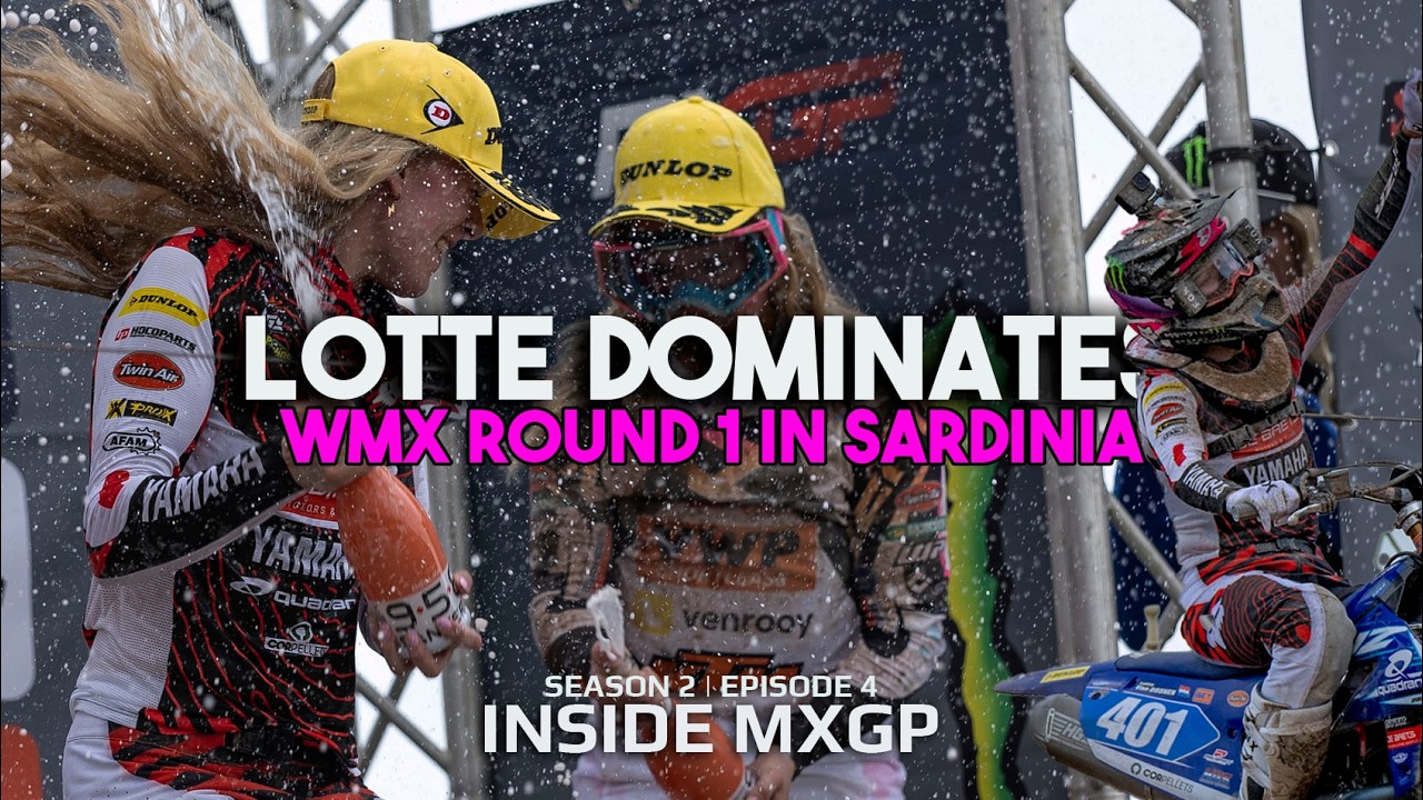 Королева песков возвращается! Лотте ван Дрюнен побеждает в #MXGP Сардинии! (#InsideMXGP S2:E4)