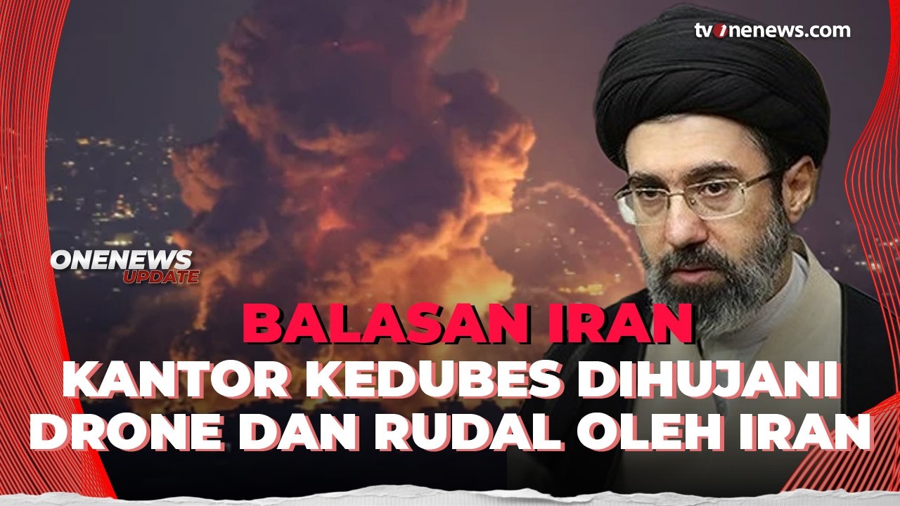 Iran Makin Brutal! Kantor Kudutaan AS Dirudal & Langit Israel Dihujani Drone | OneNews Update