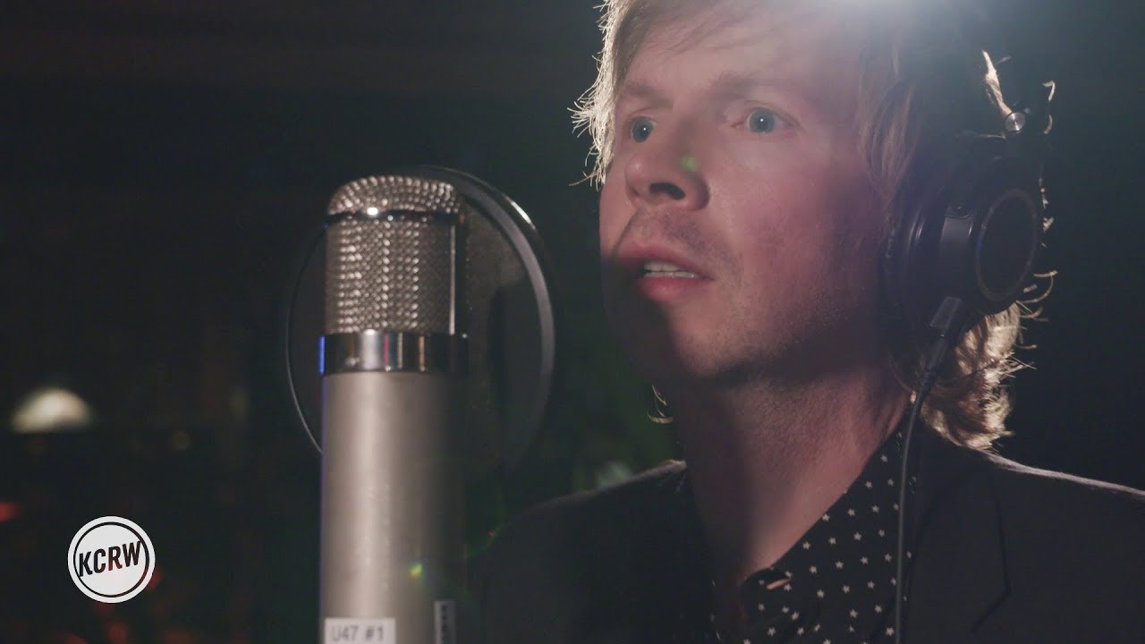 Beck performing 