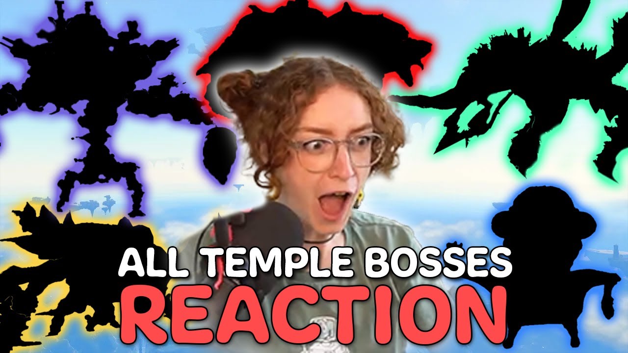 TOTK ALL Temple Boss Fights REACTION