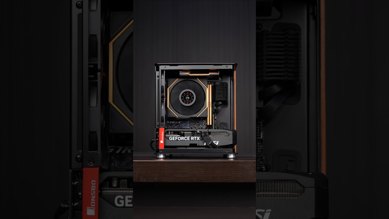 ASMR Mini itx 🤏 Gaming pc build 🪛 with Intel ultra 7 265k 🤯 RTX 5070 😵 12G #pcbuild #miniitx #pc