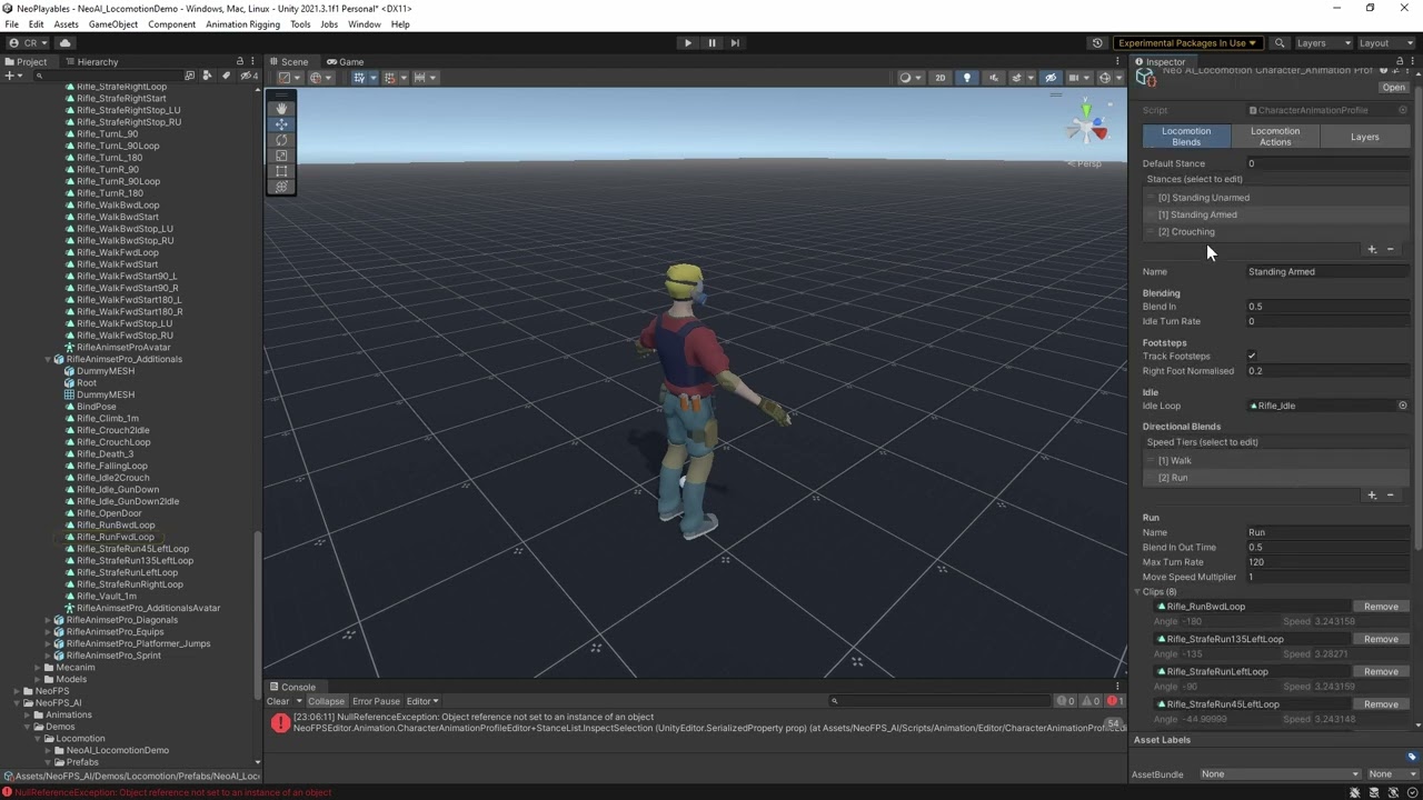 Feature Preview - NeoFPS AI Character Animation