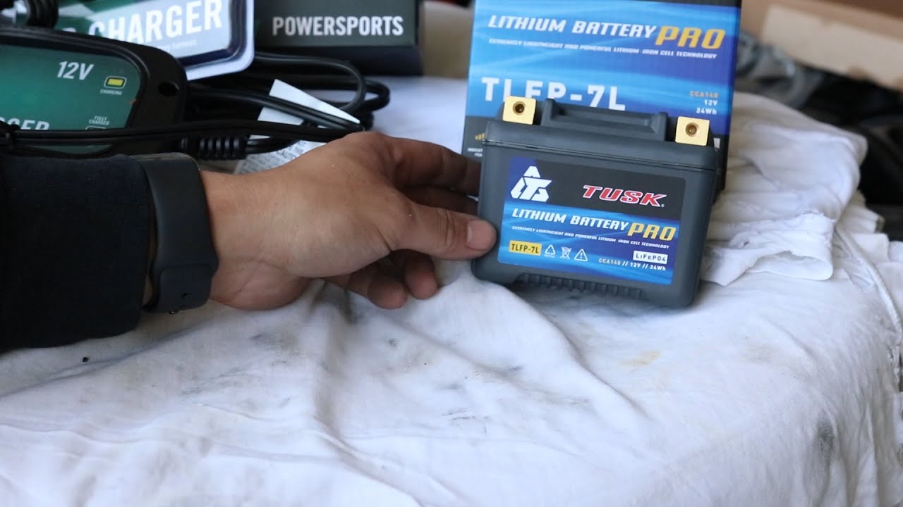 Yamaha XT250 Lithium Battery Upgrade
