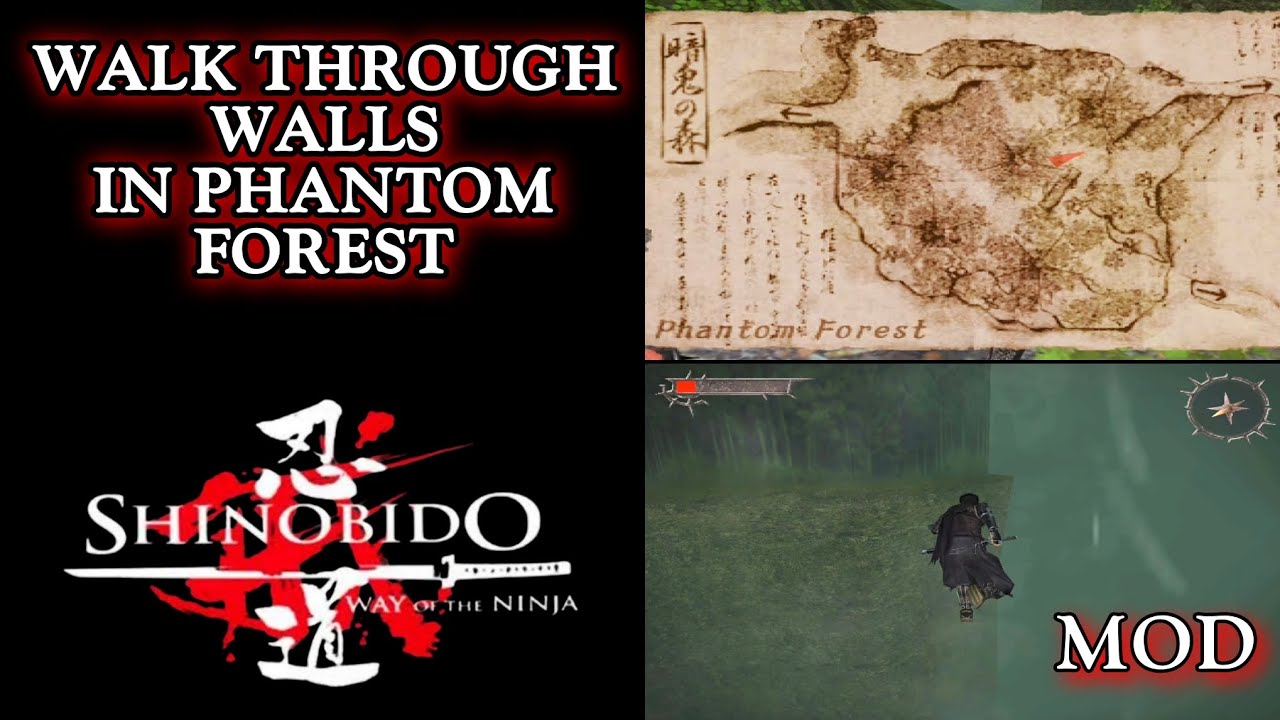Walk Through Walls in Phantom Forest! | Shinobido Mod PS2