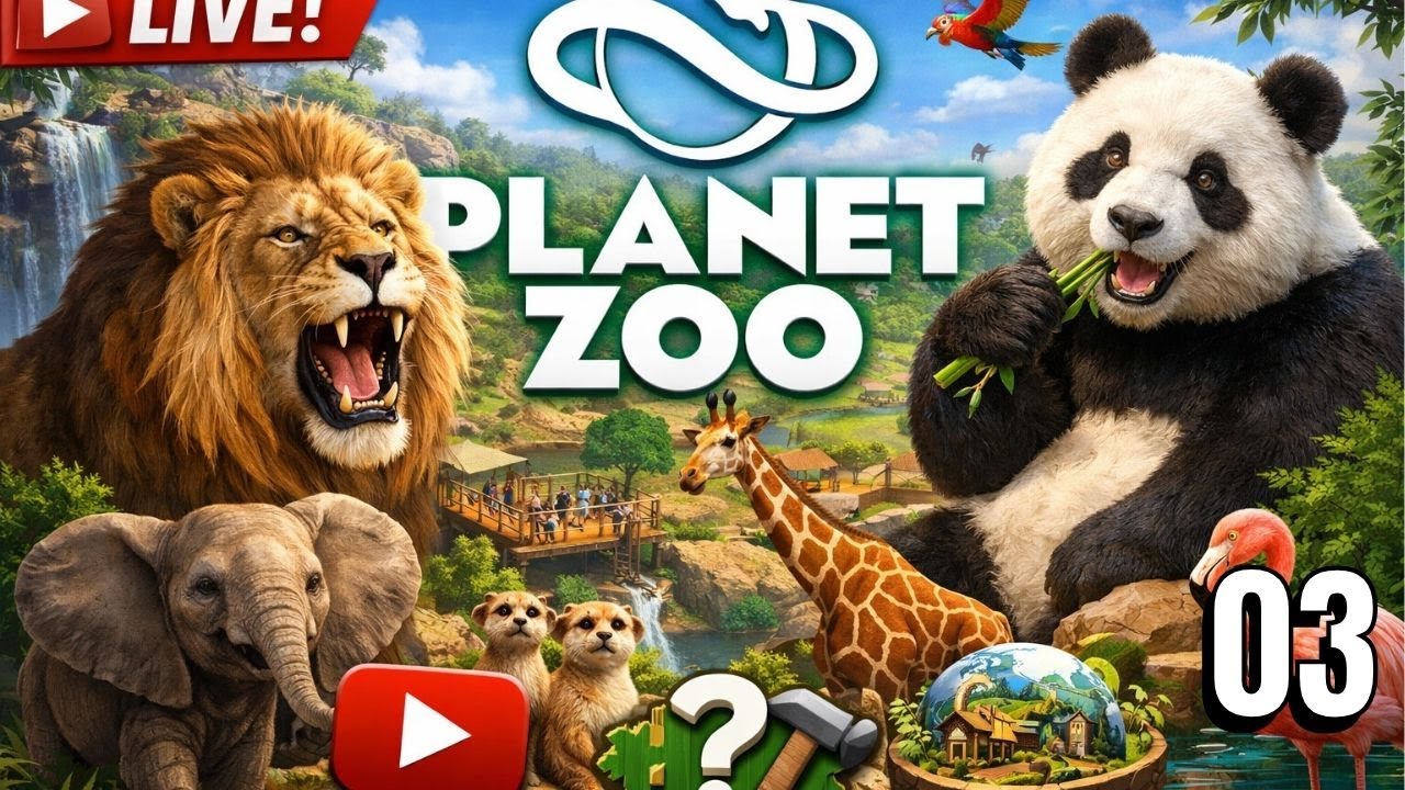 🦁 LIVE Planet Zoo – Le parc des PANDAS