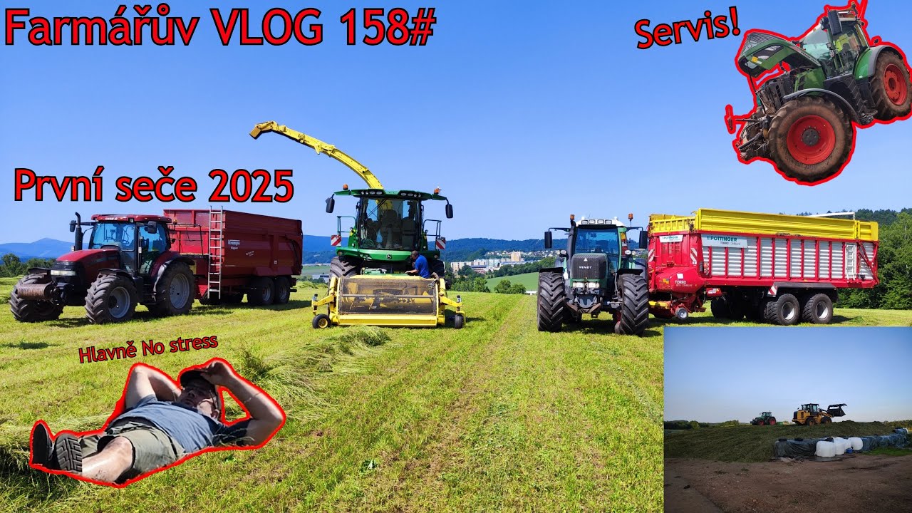 Farmářův VLOG 158# První seče 2025