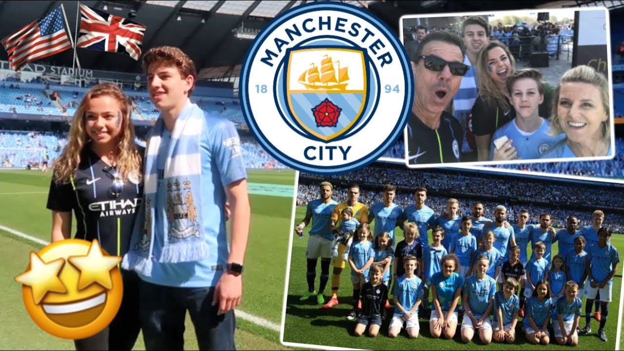 It's On The Field At A Manchester City Soccer Game! *Spring Break in England*