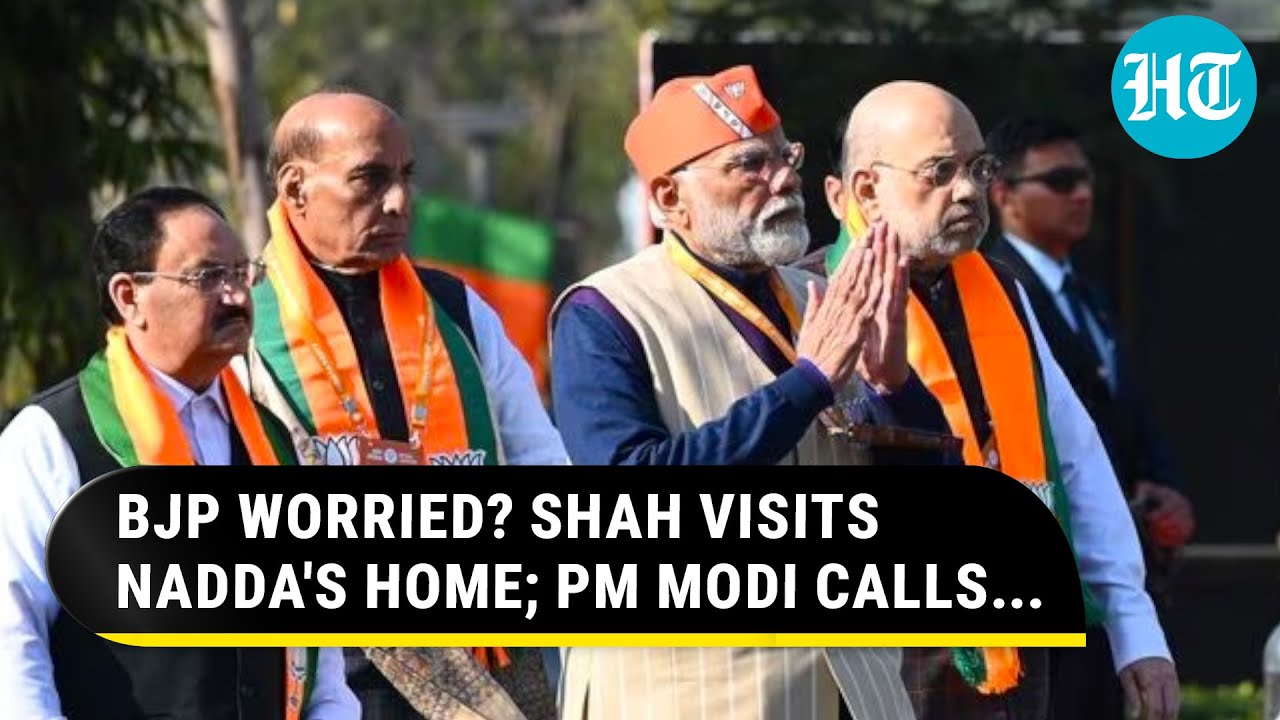 BJP Worried? Amit Shah Rushes To Meet Nadda, PM Modi Calls Up Ally As Party Falls Short Of Majority