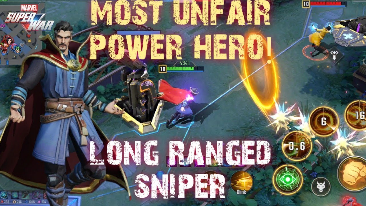 MARVEL SUPER WAR: Weekly Free Hero: Dr. Strange - UNFAIR FIGHT TACTICS! Power Core+Build