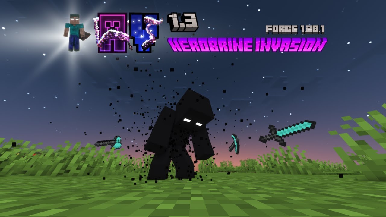 Annoying Villagers 1.3 - Herobrine Invasion (Minecraft Mod 1.20.1)