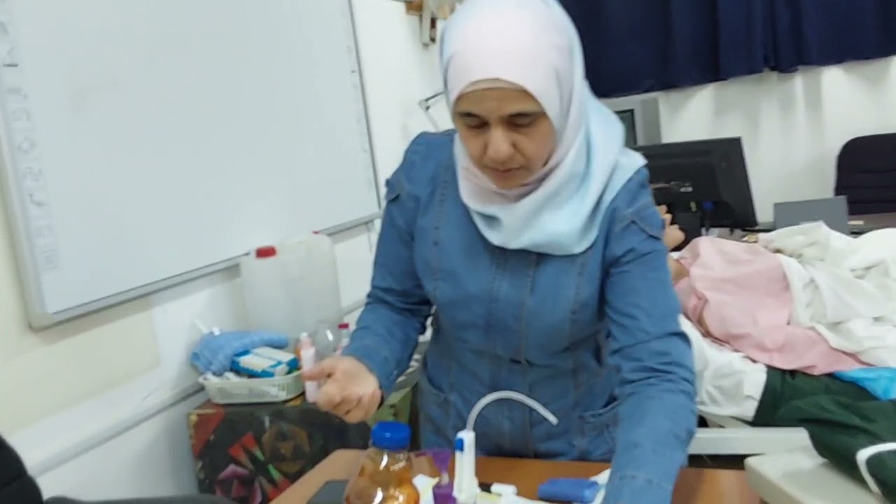 مهارة التغير على الجروح 1 💊💉