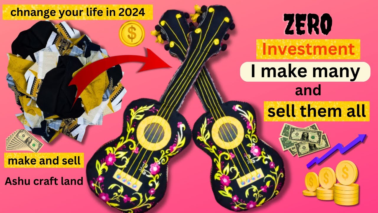 DIY Sewing Project For using Left over Fabric and Old Clothes💝Business Ideas in 2024💝Make and sell💝