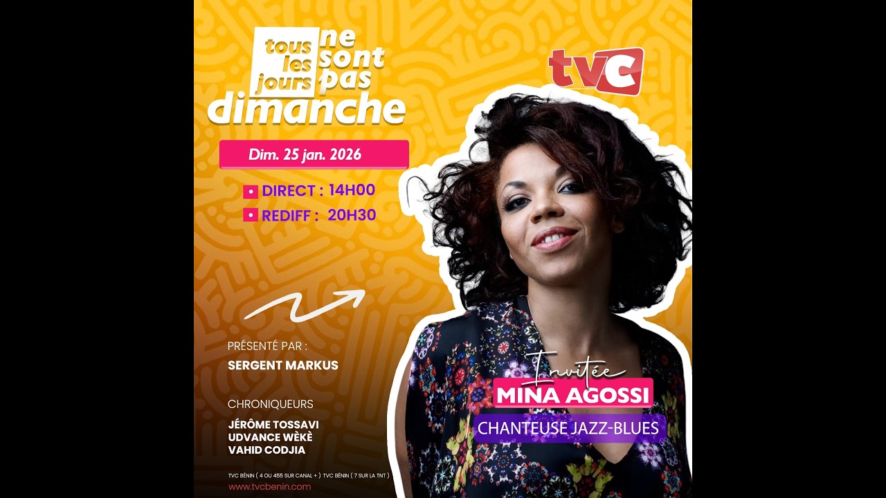 Mina Agossi et  Eric Jacot sur TJPD - 25 janvier 2026