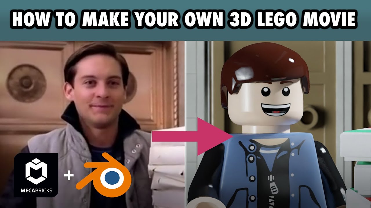 How to make your own scene from THE LEGO MOVIE in BLENDER | elliano_