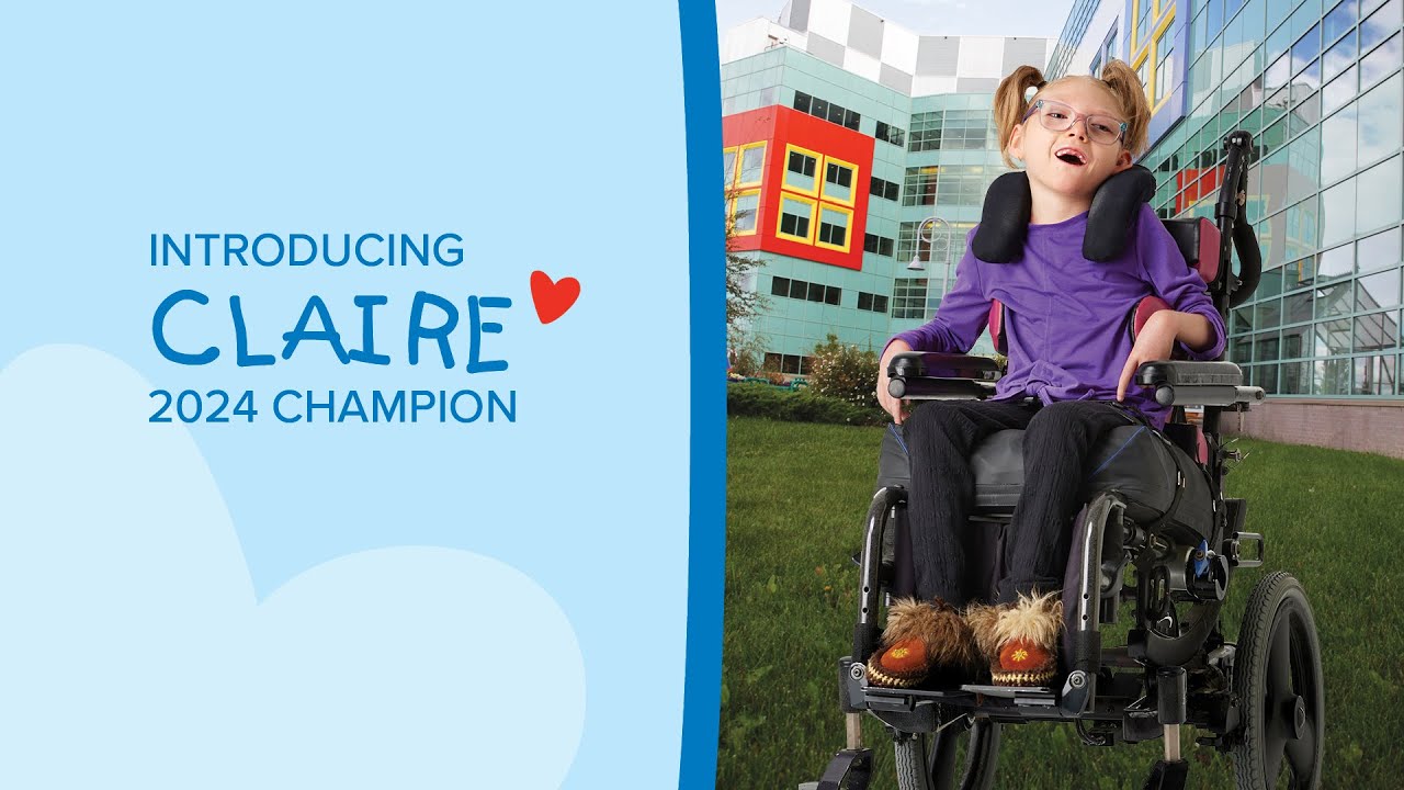 Meet Claire, the 2024 Champion of the Alberta Children's Hospital Foundation