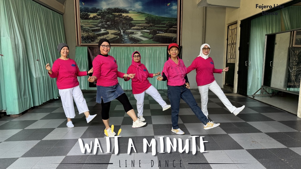 Wait A Minute Line Dance || Choreo : Karl-Harry Winson (UK)