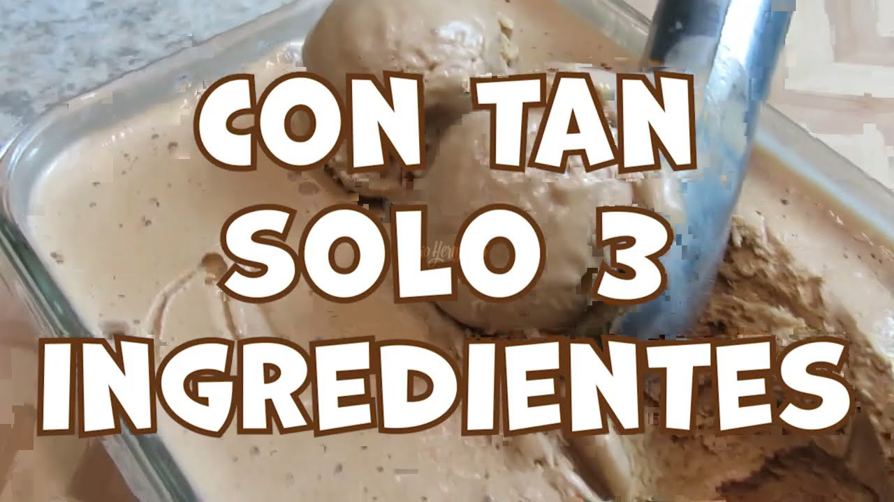 Helado 🍨 de café ☕️ con tan solo 3 ingredientes/ coffee ice cream 😋