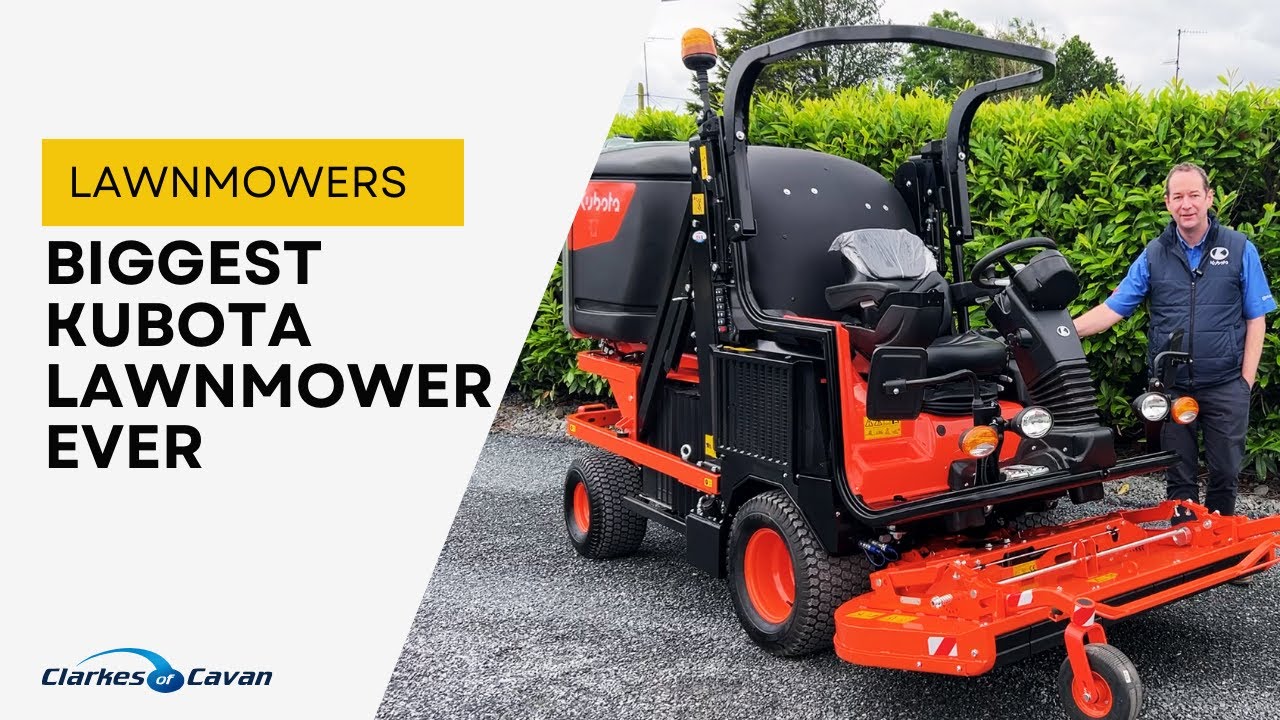 Biggest Kubota Lawnmower Ever
