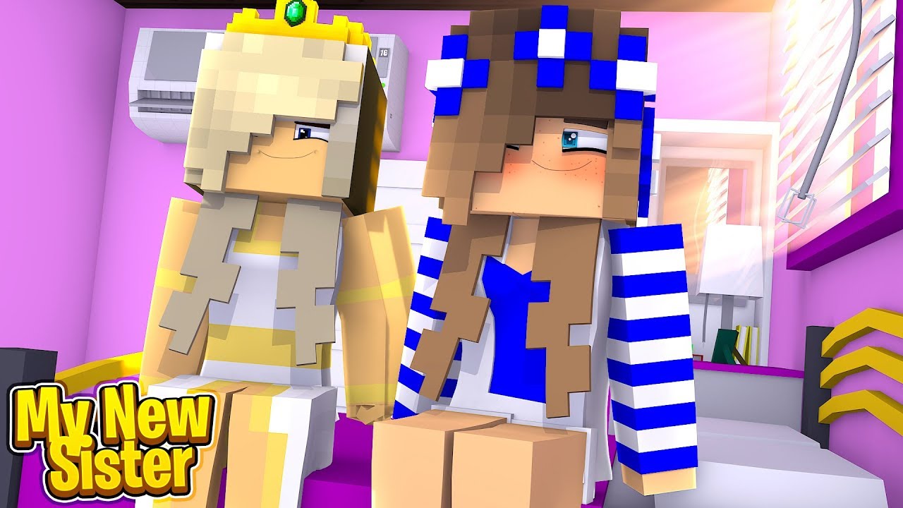 MEETING MY NEW SISTER! (Little Carly Minecraft).