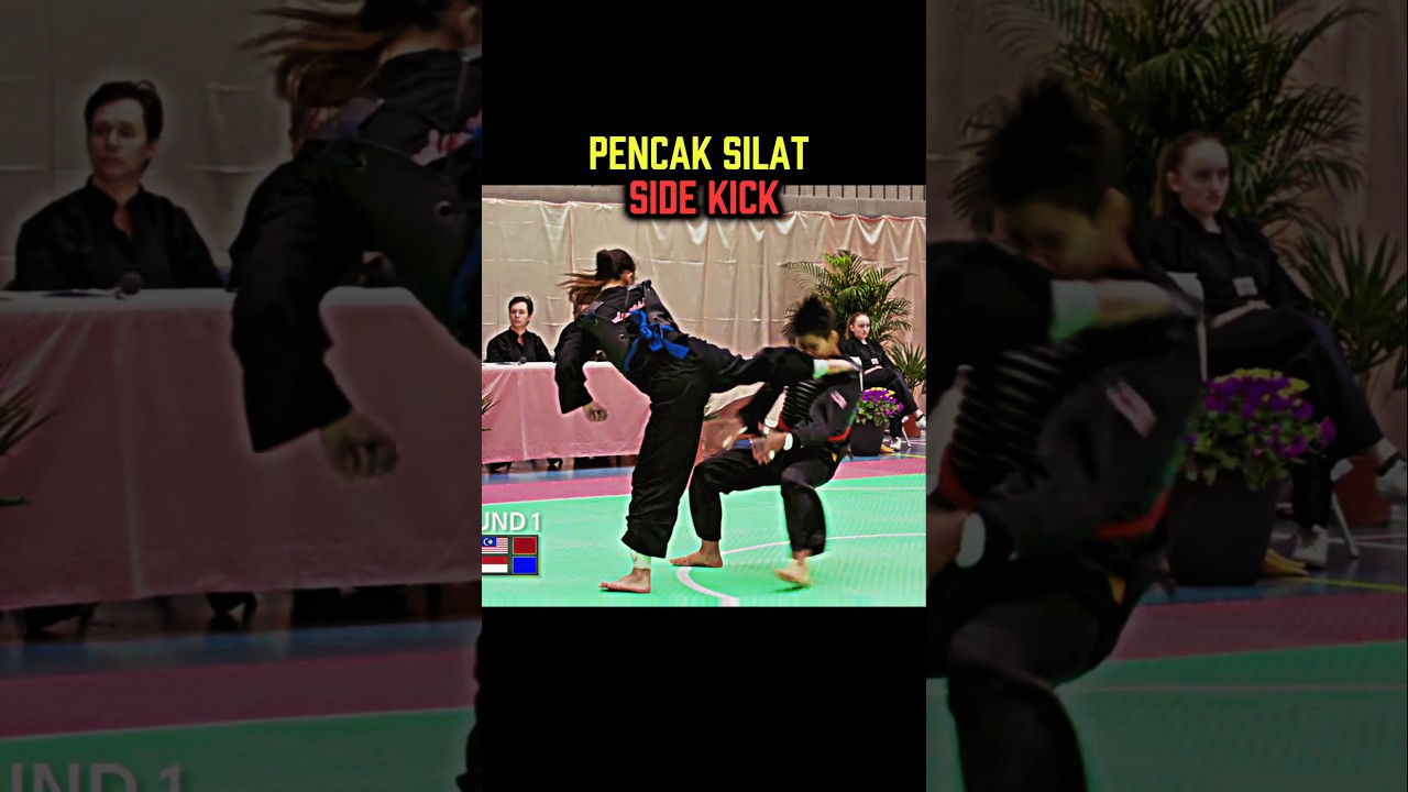 Pencak silat side kick tutorial