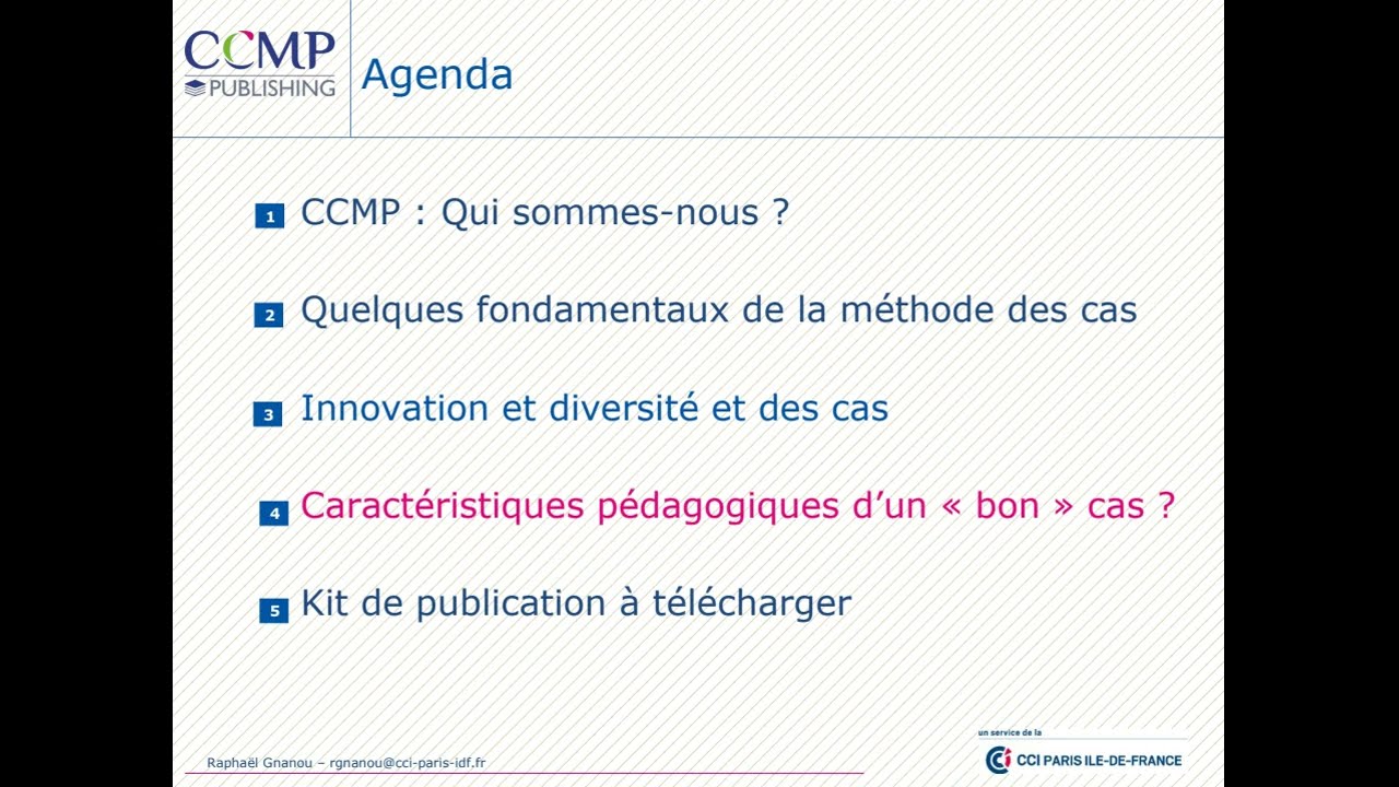 Les fondamentaux de la méthode des cas