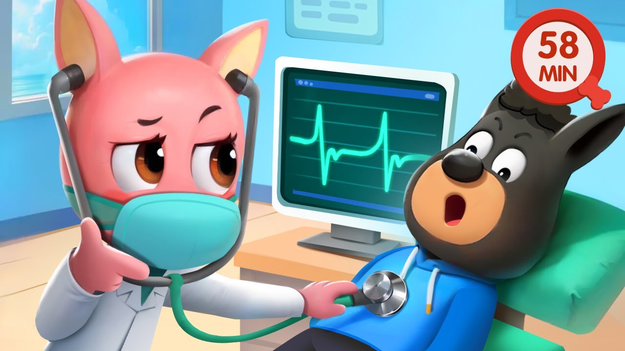 Doctor Checkup | Useful Stories about Taking Care of Health | Safety Rules | Sheriff Labrador