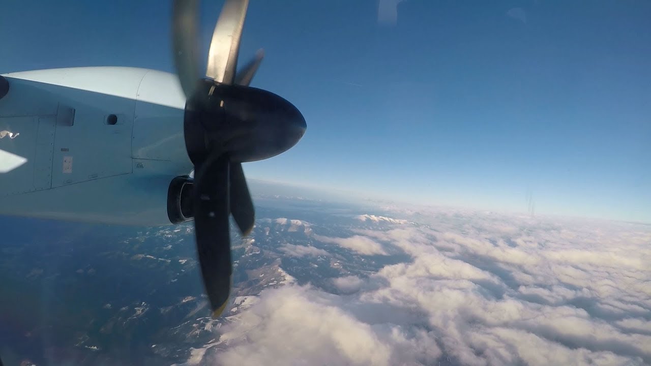 FULL FLIGHT Austrian Airlines Dash 8 from Graz to Dusseldorf | OS201