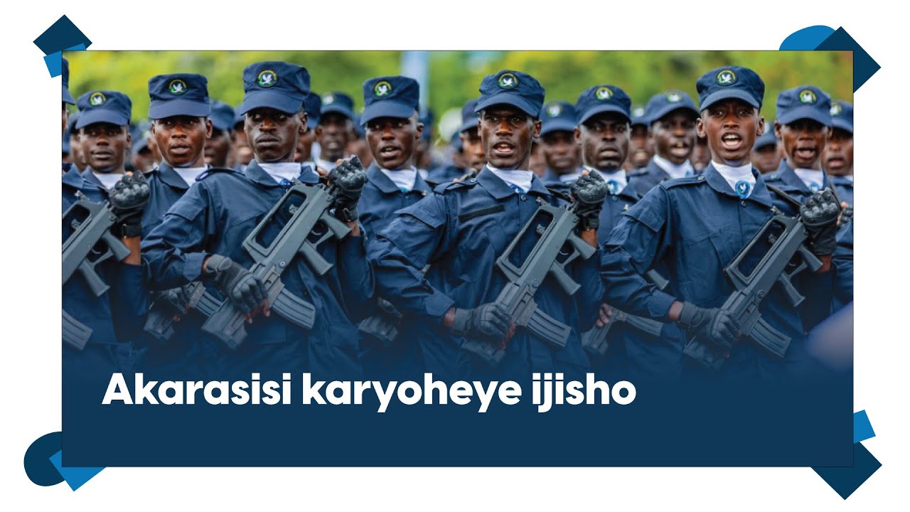 ​Ihere ijisho akarasisi karyoshye k'Abapolisi bashya bahawe ipeti